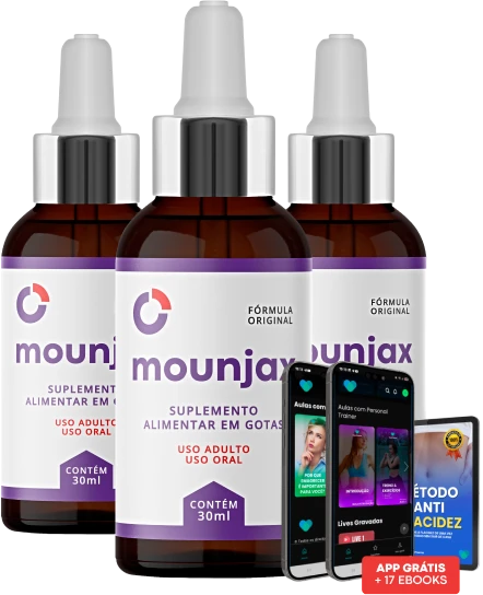 Kit 3 frascos Mounjax